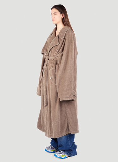 Balenciaga Towel Trench Coat Beige bal0249103