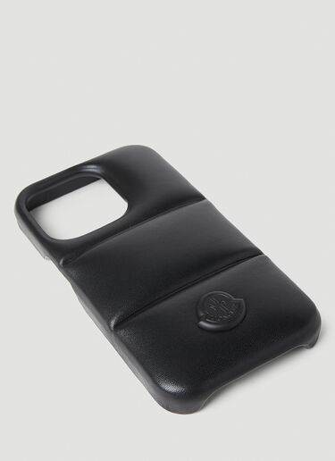 Moncler Doudoune iPhone 14 Pro Cover Black mon0253055