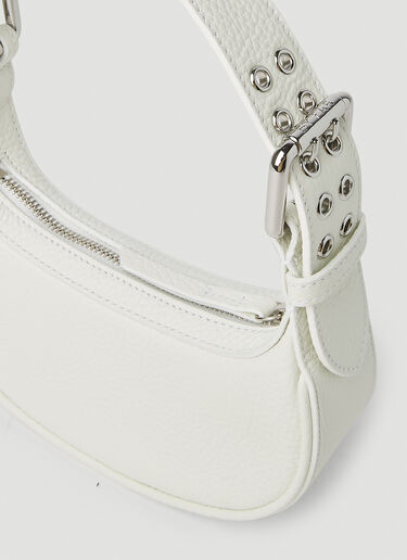 BY FAR Mini Soho Shoulder Bag White byf0251015