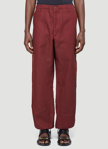 Gucci Detachable-Gaiter Pants Red guc0140030