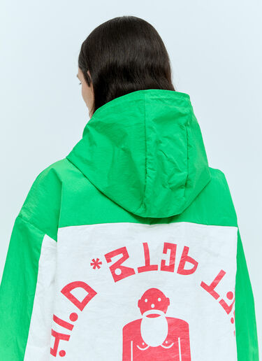 Walter Van Beirendonck Stop 连帽夹克 绿色 wlt0156002