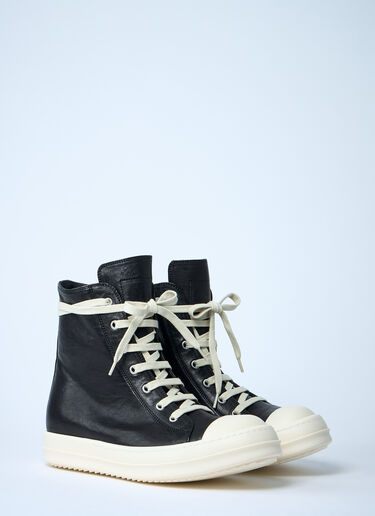 Rick Owens 하이탑 스니커즈  블랙 ric0261018