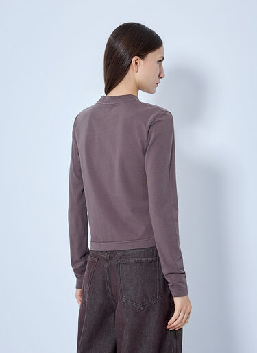 LN-CC® - Jacquemus: Gros Grain Short-Sleeve T-Shirt - Purple Jacquemus Gros Grain Short-Sleeve T-Shirt Purple jac0266020