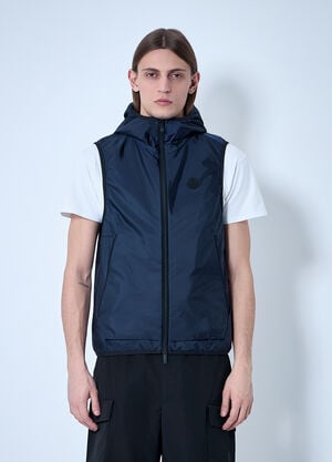 Moncler Moretan Hooded Vest Navy mon0159012