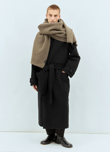 Lemaire Maxi Fluffy Scarf Khaki lem0158012