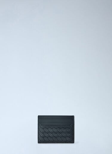 Bottega Veneta Intrecciato Piccolo Card Holder Black bov0165019