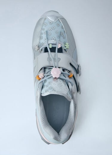 LN-CC® - Asics x Cecilie Bahnsen: Gel-Kinetic FR Sneakers - Grey Asics x Cecilie Bahnsen Gel-Kinetic FR Sneakers Grey asi0366056