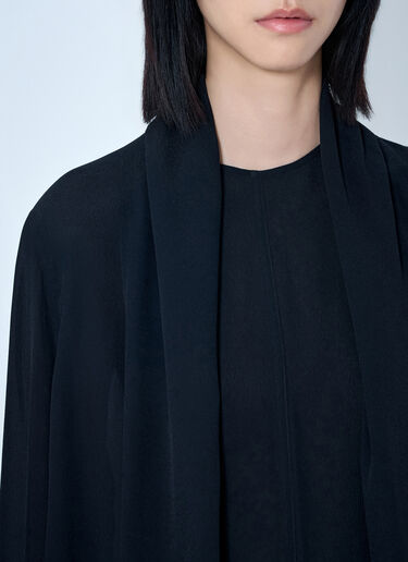 Toteme Draped Scarf Blouse Black tot0265008