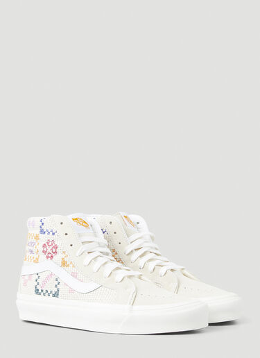 Vans SK8 Hi 38 DX Stitched Together Sneakers White van0250002