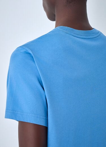Moncler Cotton Logo T-Shirt Blue mon0164031