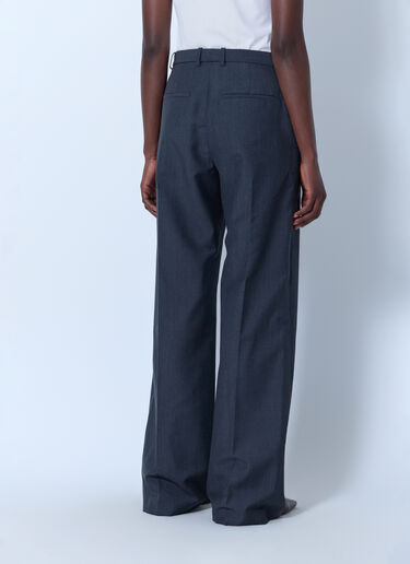 LN-CC® - Jil Sander: Fil-à-Fil Dressy Wool Pants - Grey Jil Sander Fil-à-Fil Dressy Wool Pants Grey jil0266021
