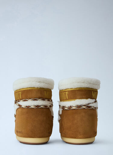 LN-CC® - Moon Boot: Icon Low Shearling Boots - Brown Moon Boot Icon Low Shearling Boots Brown mnb0366018