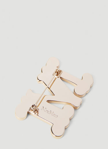 Monogram Brooch Max Mara Monogram Brooch Gold max0252070