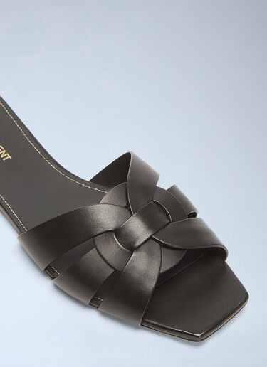 Saint Laurent Nu Pieds 05 レザーサンダル ブラック sla0236013