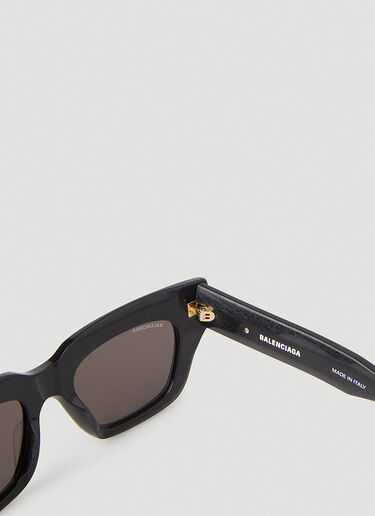 Balenciaga Rive D形框太阳镜 黑 bal0249143