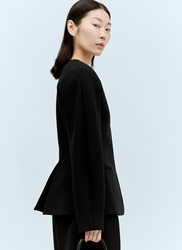 Jacquemus 라 베스테 오발로 블레이저 블랙 jac0256003