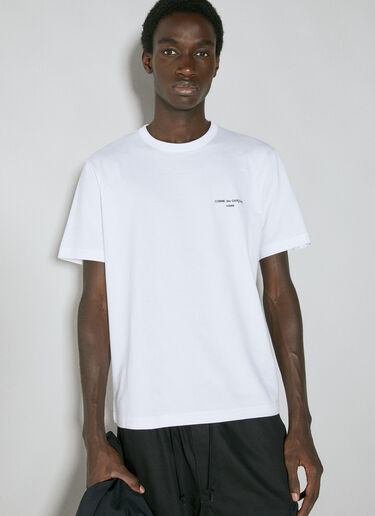 Comme des Garçons Homme Logo Print T-Shirt White cdh0154004
