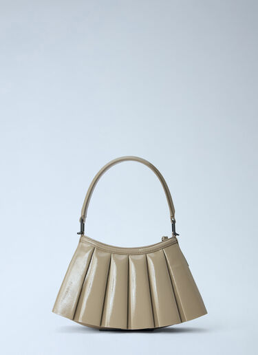 LN-CC® - Lacoste: Runway Small Patent Leather Lenglen Purse - Khaki Lacoste Runway Small Patent Leather Lenglen Purse Khaki lac0266006