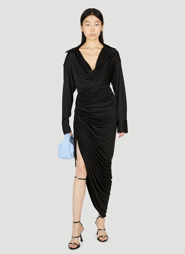 Alexander Wang Cowl Neck Dress Black awg0252001