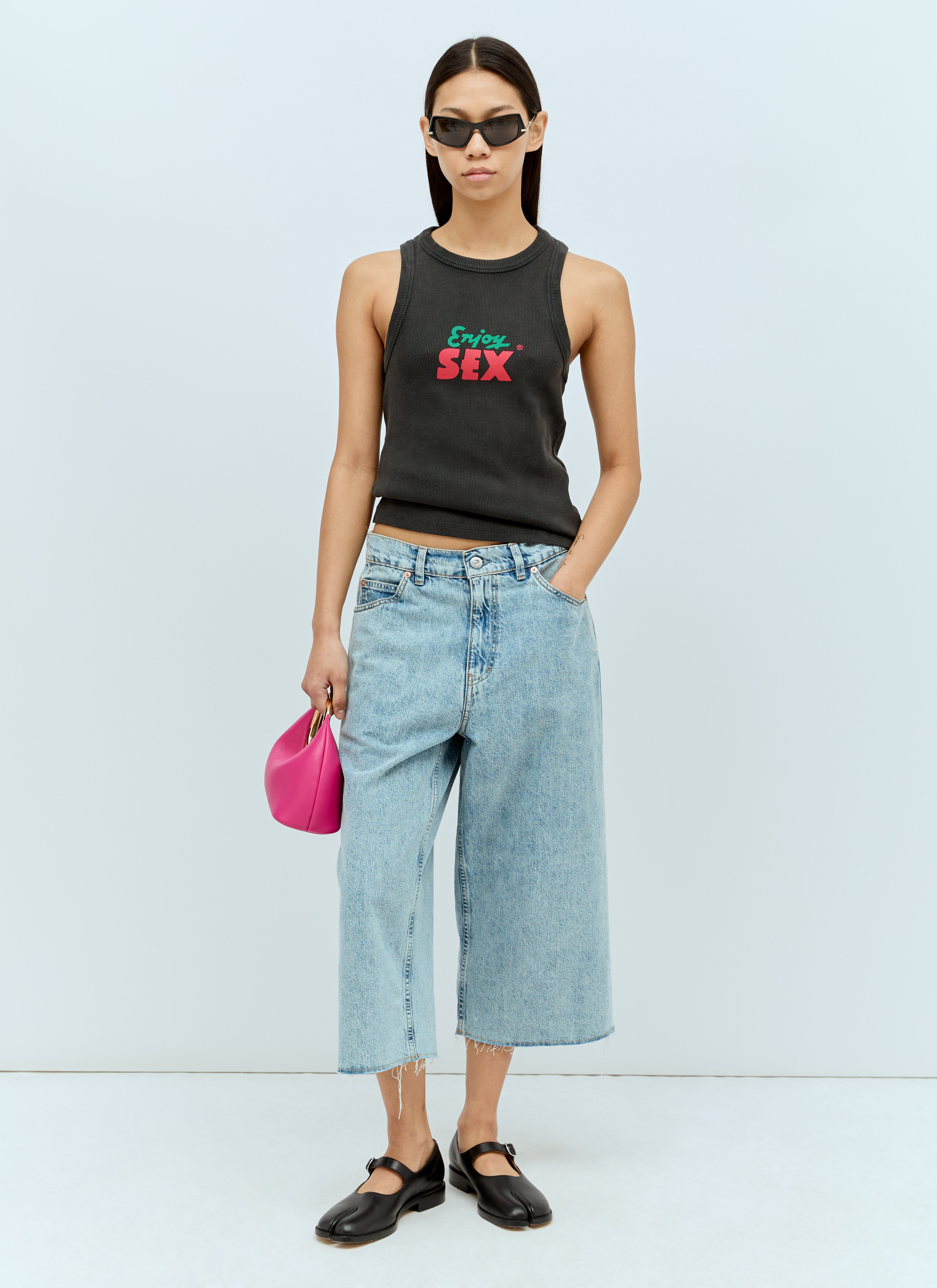 Carne Bollente Women's' Enjoy! Tank Top in Black | LN-CC®