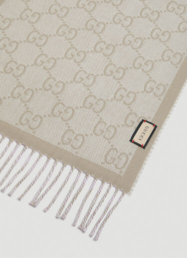 Gucci GG Jacquard Baby Scarf Beige guc0351002