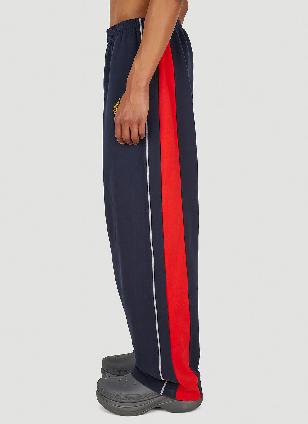 Balenciaga pants red clearance stripe