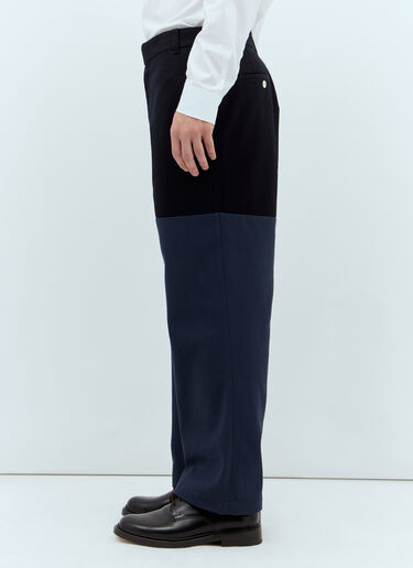 Thom Browne Unconstructed Combo Pants Navy thb0156007