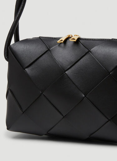 Bottega Veneta [인트레치아토] 카메라 백 스몰 숄더 백 블랙 bov0249036