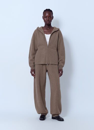 LN-CC® - Max Mara: Wide-Leg Knit Pants - Beige Max Mara Wide-Leg Knit Pants Beige max0266204