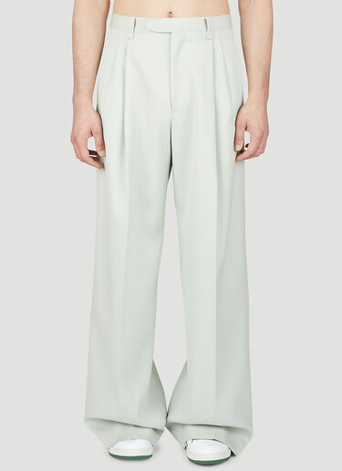 Lanvin Relaxed Wide Leg Pants Light Green lnv0151017
