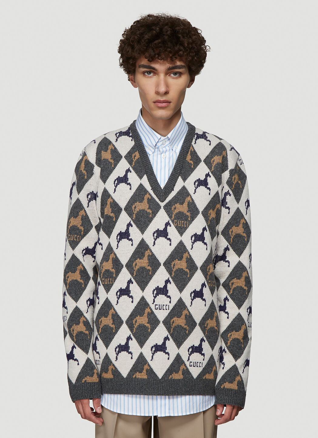 Gucci sweater grey new arrivals
