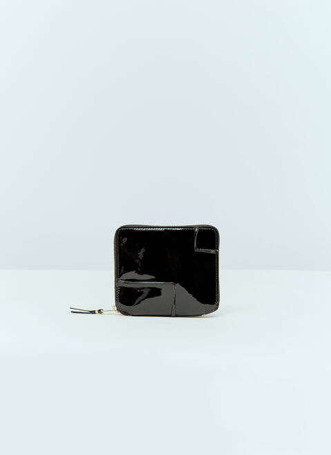 Acne Studios Reverse-Hem Zip Around Wallet Black acn0355013