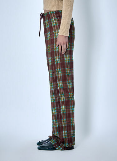 LN-CC® - Dries Van Noten: Pachas Pants - Burgundy Dries Van Noten Pachas Pants Burgundy dvn0266001