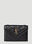 Bottega Veneta Quilted Logo Plaque Wallet Black bov0249053