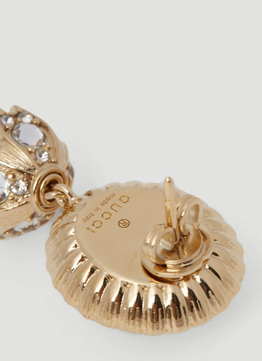 Gucci Interlocking G Pearl Earrings Silver guc0253164