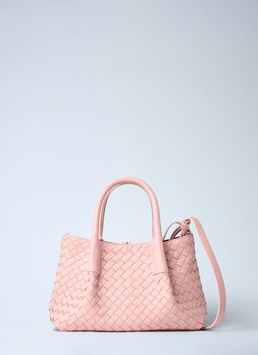 Bottega Veneta 스몰 피나코테카 핸드백 핑크 bov0260018