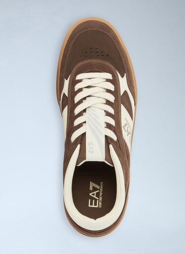 LN-CC® - EA7 Emporio Armani: OTG Velo Sneakers - Brown EA7 Emporio Armani OTG Velo Sneakers Brown eea0166002