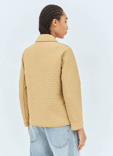 Burberry Reversible Quilted Nylon Jacket Beige bur0257012