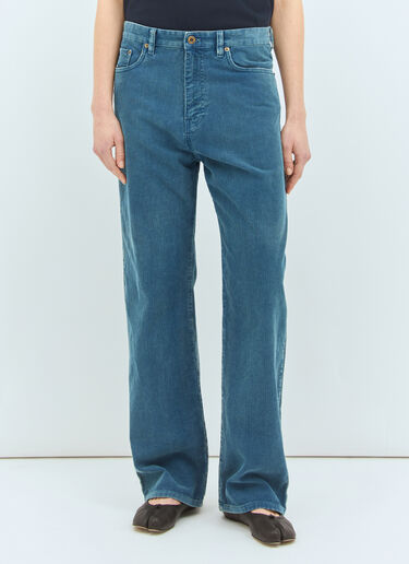 Corduroy Pants Miu Miu Corduroy Pants Blue miu0259018