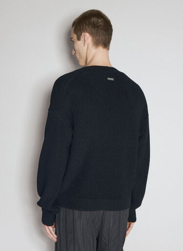 Han Kjøbenhavn Ribbed Knit Cardigan Black han0155003