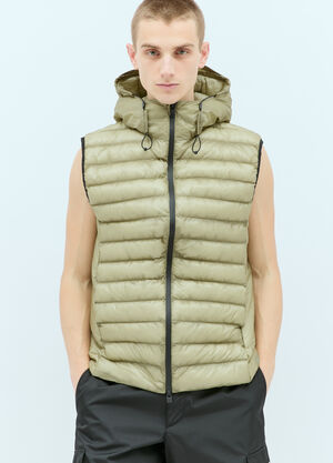 Rains Kaunas Hooded Vest Green rai0356018