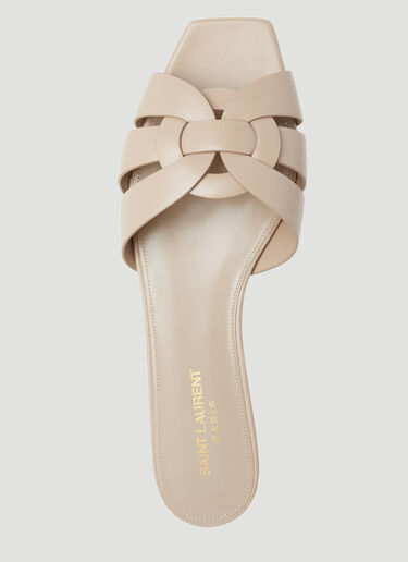 Saint Laurent Tribute Sandals Beige sla0253077