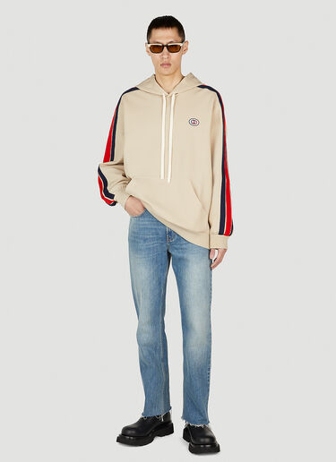 Gucci 徽标连帽运动衫 米色 guc0152292
