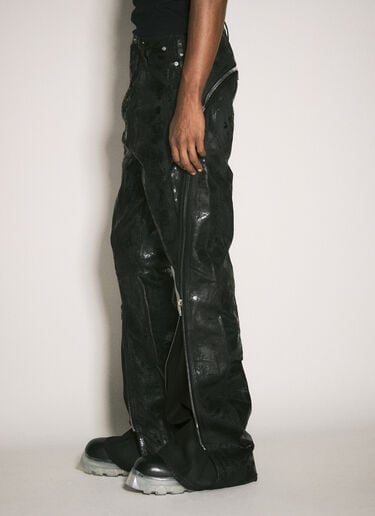 Rick Owens DRKSHDW Bolan 做旧牛仔裤 黑色 drk0158010
