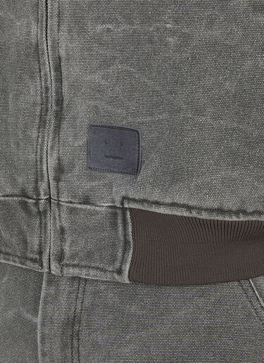 Acne Studios Canvas Bomber Jacket Grey acn0151012
