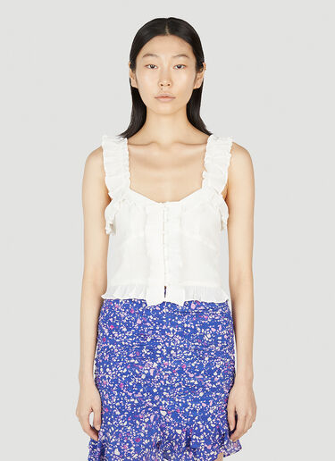 Isabel Marant Gimsy Top White ibm0251007