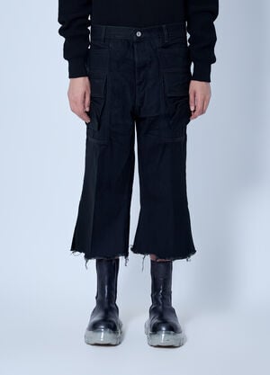 Rick Owens Cargo Bolan Cutoffs Black ric0166009