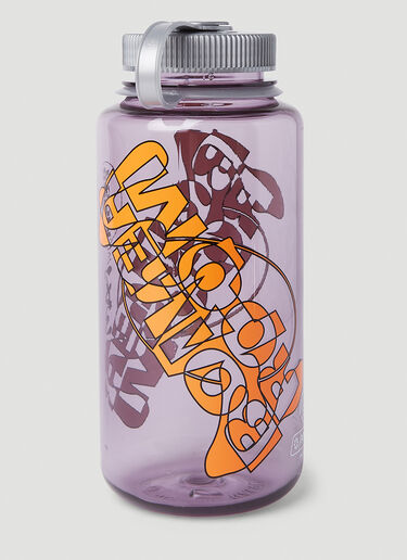 Boiler Room x P.A.M. Graphic Print Water Bottle Lilac bor0350001