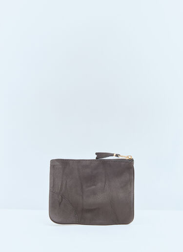Comme des Garçons Wallet 워싱 마감 가죽 지갑 블랙 cdw0357009
