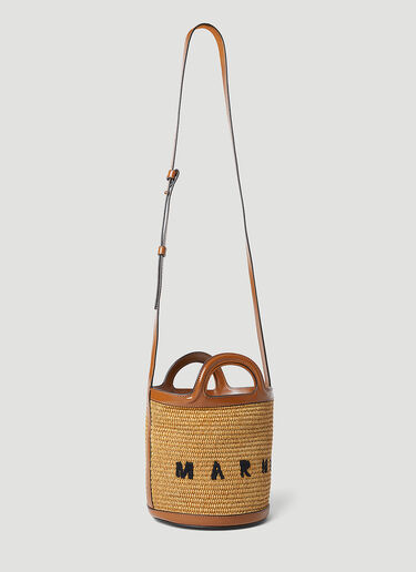 Marni Tropicalia Small Bucket Bag Brown mni0255052